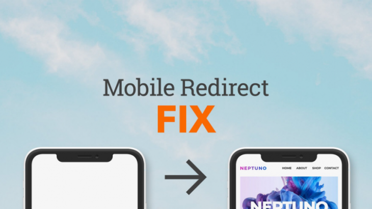 redirect users to mobile website