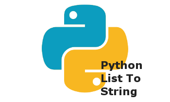 convert list to string in python