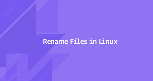 rename multiple files in linux