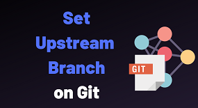 git set upstream without push