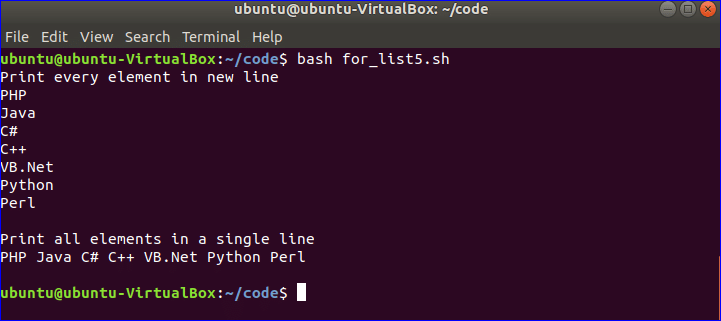 shell script to loop through lines of file