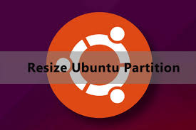 resize partition ubuntu