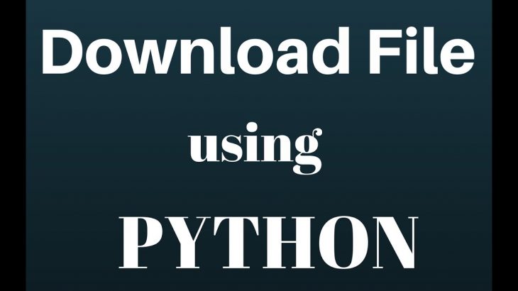 download file using python