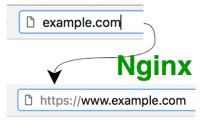 NGINX redirect ip to domain