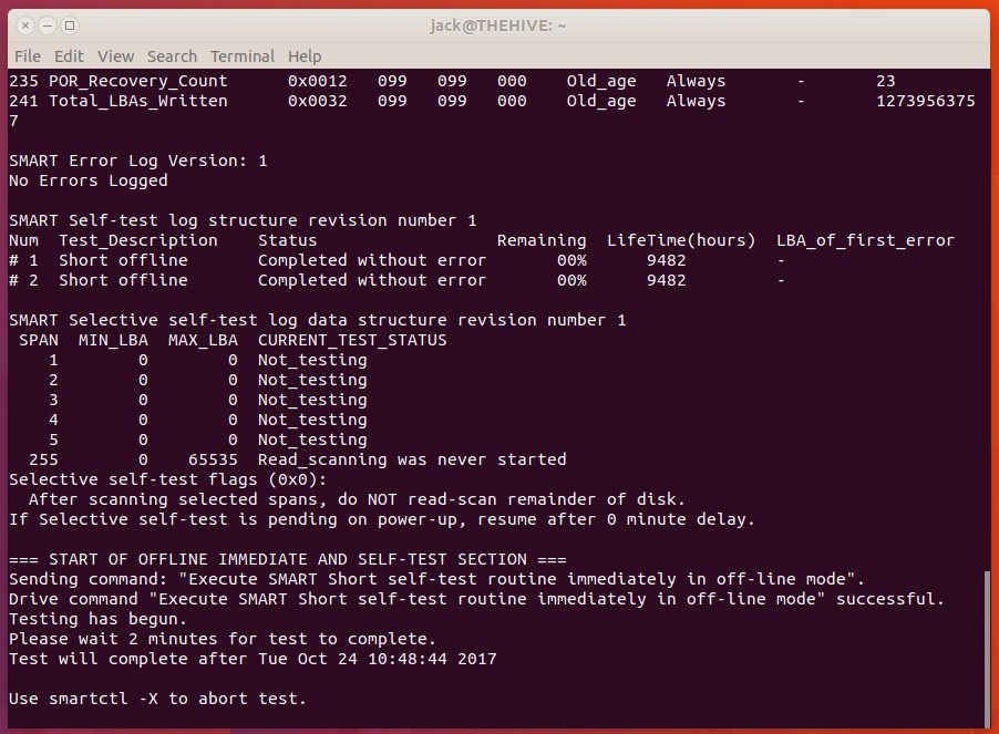 ssd health check overclock.net