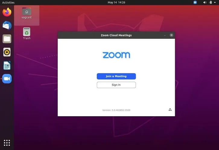 zoom install in ubuntu