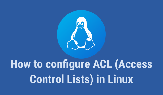 configure access control lists