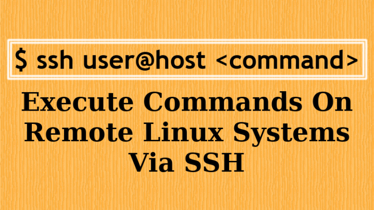 bash script to run commands on remote server