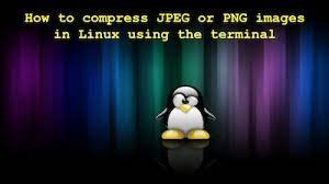 compress images in linux