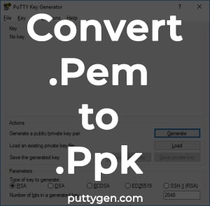 convert pem to ppk in linux