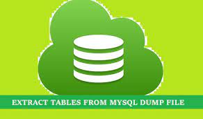 extract table from mysql dump file