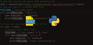store json to file in python