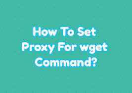 wget download file proxy