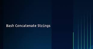 concatenate strings in shell script