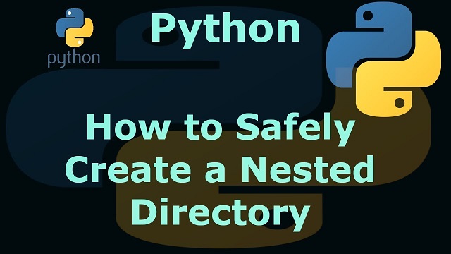 create nested directory in python