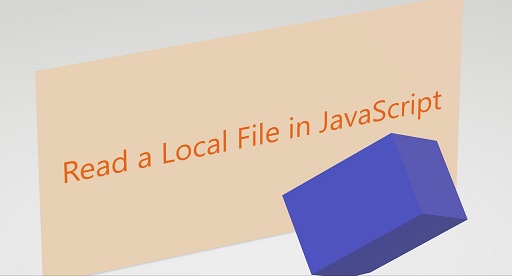 read local files in javascript