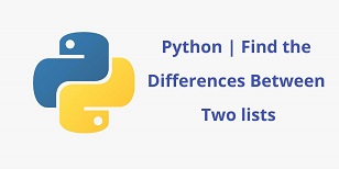 python find difference between two lists