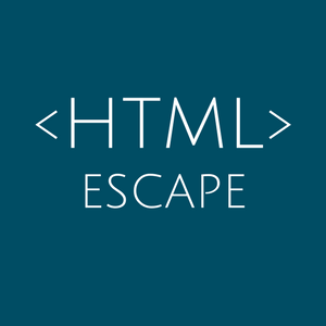escape html string in jquery