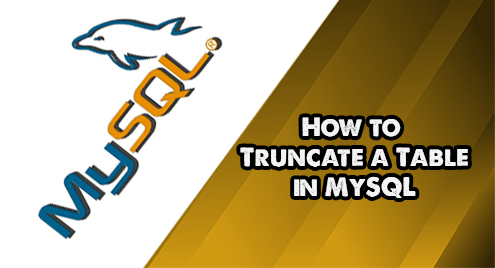 truncate foreign key constrained mysql table
