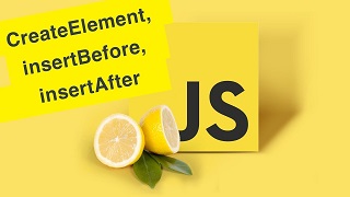 insert element after another element in js