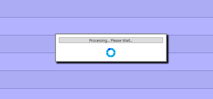 Create Please Wait Loading Animation in jQuery